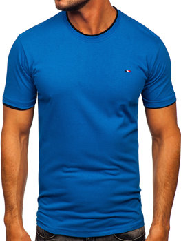 Kék férfi t-shirt Bolf 14316