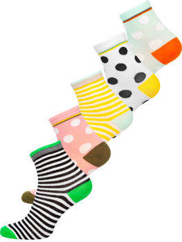 Multicolor női zokni Bolf X20349-5P 5 PACK