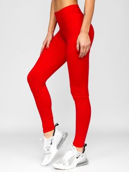 Női leggings piros színben Bolf YW01044