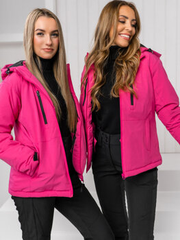Rózsaszín színű téli női sportdzseki Bolf HH012B