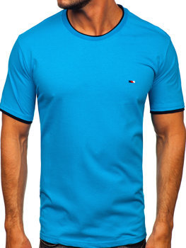 Türkisz férfi t-shirt Bolf 14316