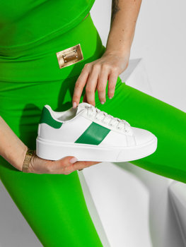 Zöld színű női sneaker Bolf 956