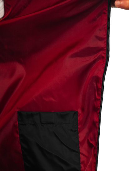 Átmeneti férfi dzseki fekete-piros színben Bolf W3909