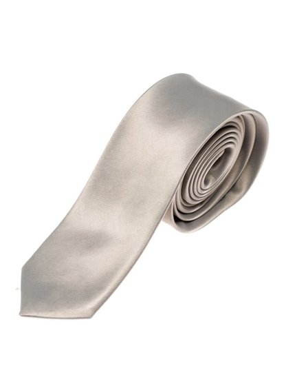 Elegáns férfi nyakkendő szürke Bolf K001
