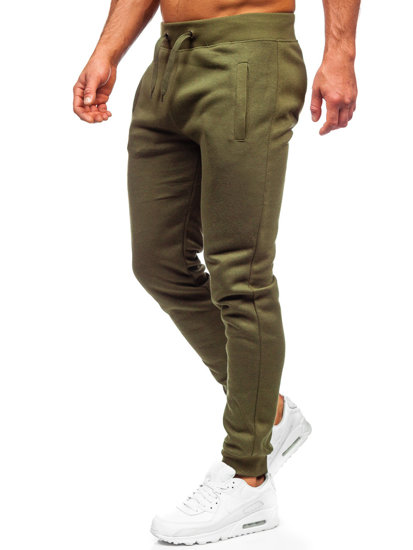 Férfi jogger nadrág khaki színben Bolf XW01