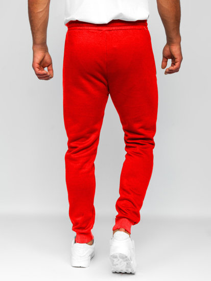 Férfi jogger nadrág piros színben Bolf CK01