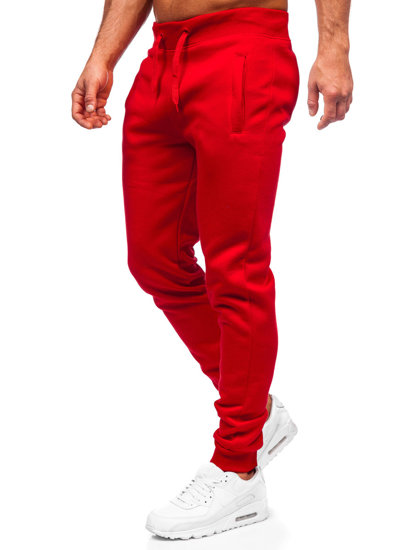 Férfi jogger nadrág piros színben Bolf XW01-A