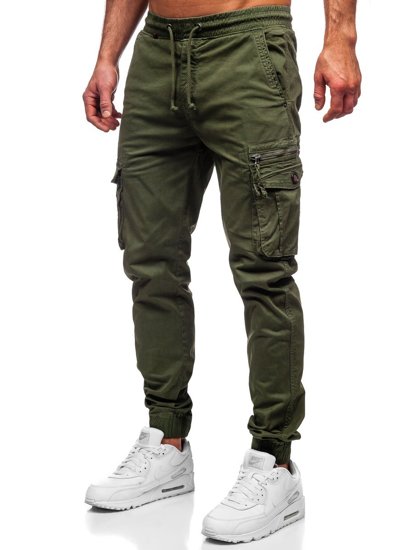 Férfi katonai jogger nadrág zöld színben Bolf CT6702S0