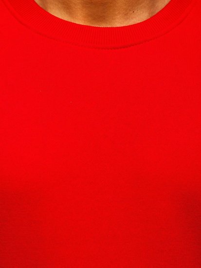 Férfi pulcsi kapucni nélkül piros Bolf 2001