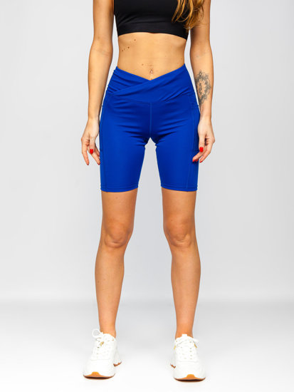 Kék női rövid leggings nadrág Bolf XL007