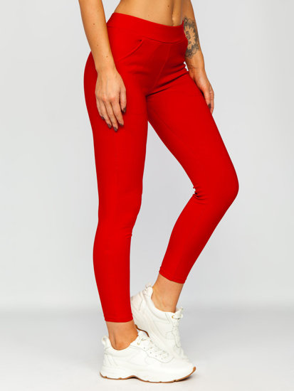 Női leggings piros színben Bolf YW01056