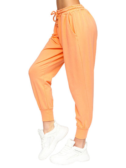 Női szabadidőnadrág narancssárga színben Bolf 0011