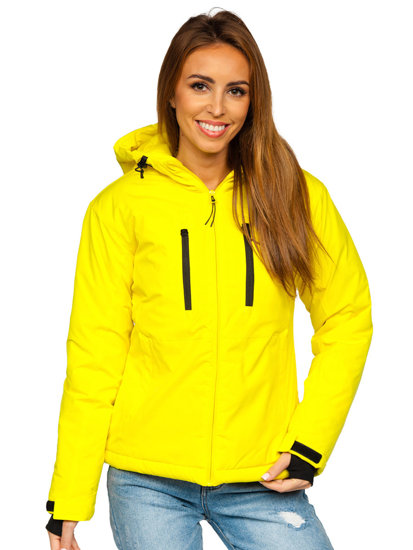 Sárga színű téli női sportdzseki Bolf HH012