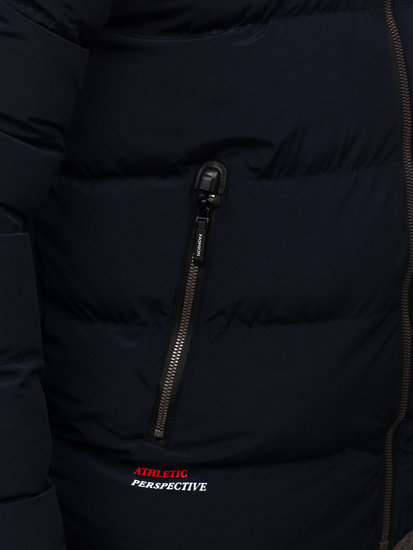 Steppelt téli férfi dzseki gránátkék színben Bolf 6906