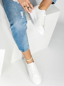 Fehér színű női sneaker Bolf 956