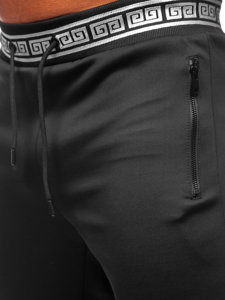 Férfi jogger nadrág fekete-ezüst színben Bolf HM383