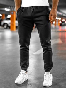 Férfi jogger nadrág fekete színben Bolf XW01-A