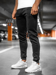 Férfi jogger nadrág fekete színben Bolf XW01-A