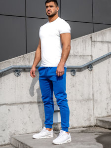 Férfi jogger nadrág kék színben Bolf CK01