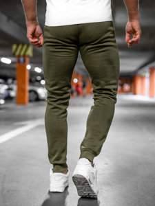 Férfi jogger nadrág khaki színben Bolf XW01
