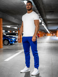Férfi jogger nadrág kobaltkék színben Bolf XW01