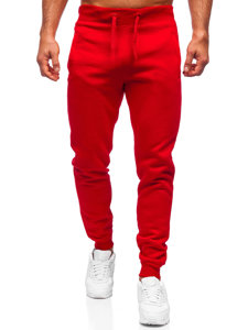 Férfi jogger nadrág piros színben Bolf XW01
