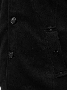 Férfi kabát fekete színben Bolf 8853A