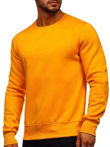 Férfi kapucni nélküli pulcsi narancssárga Bolf 2001