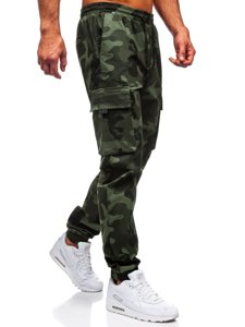 Férfi katonai jogger nadrág zöld színben Bolf 702