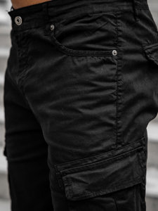 Férfi katonai rövidnadrág fekete színben Bolf YF2219