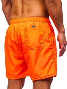 Férfi rövid úszónadrág narancssárga Bolf ST019
