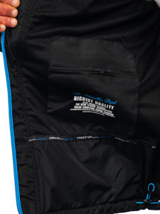 Férfi softshell dzseki fekete színben Bolf WX010