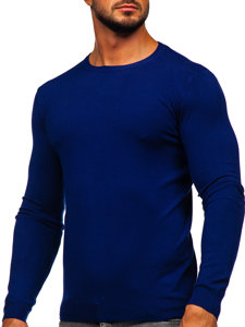 Indigó színű férfi pulóver Bolf MMB602