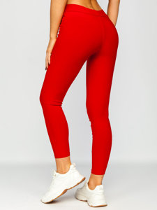 Női leggings piros színben Bolf YW01056