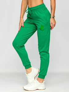 Női szabadidőnadrág zöld színben Bolf VE32