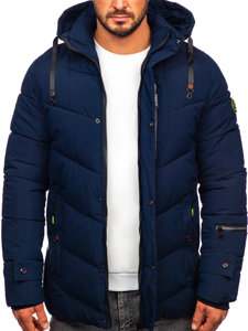 Steppelt téli férfi dzseki gránátkék színben Bolf 22M55