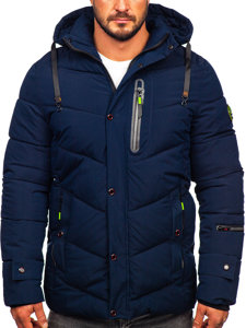 Steppelt téli férfi dzseki gránátkék színben Bolf 22M55